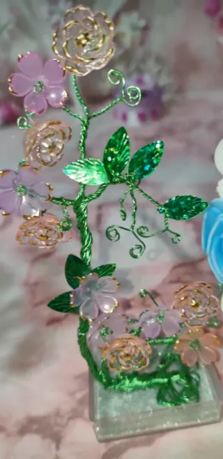 Árboles y flores de bienestar