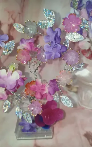 Árboles y flores de bienestar