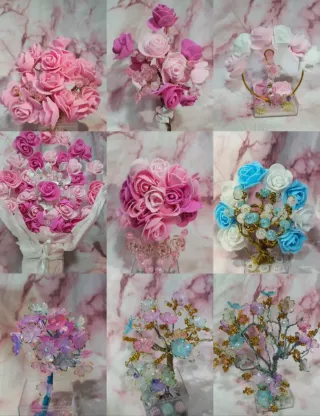 Árboles y flores de bienestar