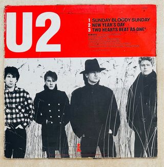 U2 VINILO MAXI SUNDAY BLOODY ORIGINAL 1985