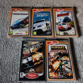 Lote 5 juegos PSP conducción completos