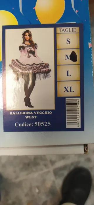 Disfraz Can Can mujer TM sin estrenar