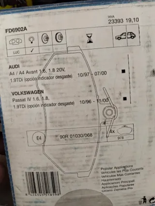 Pastillas de freno FD6902A