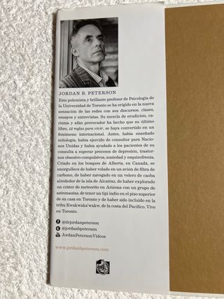 12 reglas para vivir: Un antídoto al caos