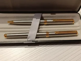 Inoxcrom Bolígrafo y Pluma en Caja Negra