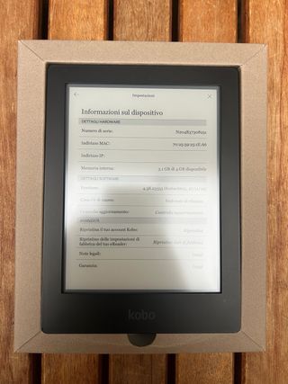 Kobo Aura HD com caixa