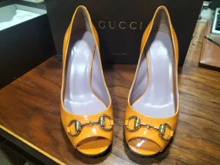 Scarpe da sala Gucci Vernice Crystal. Taglia 37