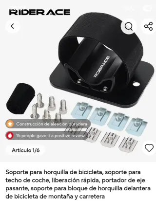 Soporte Ruedas Bicicleta MTB/Carretera