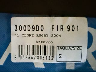 Maglia Rugby Italia Kappa 2004 Lo Cicero NWT