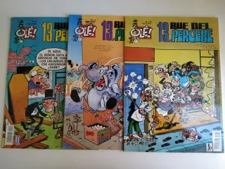 Tres cómics de 13 RUE DEL PERCEBE