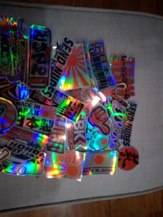 Pegatinas JDM Holográficas 40 piezas.