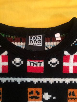 Suéter Minecraft Navideño