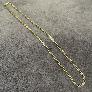 Cadena Cubana Oro Laminado Hombre