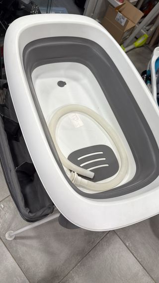 Bañera Bebé Plegable con Soporte