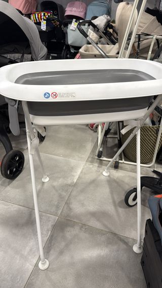 Bañera Bebé Plegable con Soporte