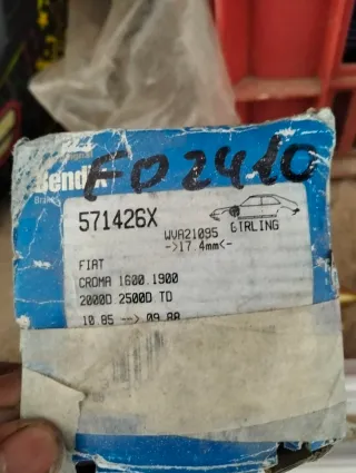 Pastillas de freno Fiat Croma 571426X