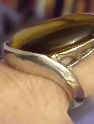 Anillo Piedra Natural Ojo de Tigre