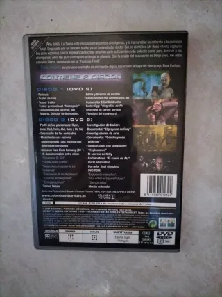 DVD Final Fantasy La Fuerza Interior
