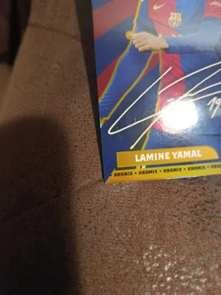Lote 4  Lamine Yamal Panini Kromix Mega rookie