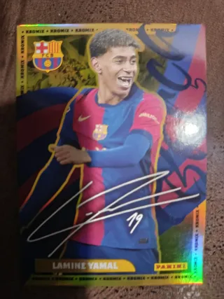 Lote 4  Lamine Yamal Panini Kromix Mega rookie