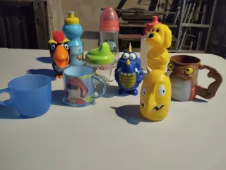 Lote de botes infantiles Mickey Mouse, Pocoyó,