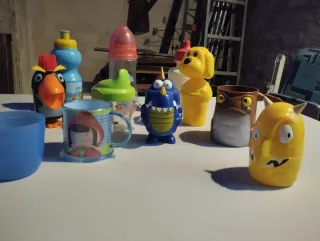 Lote de botes infantiles Mickey Mouse, Pocoyó,