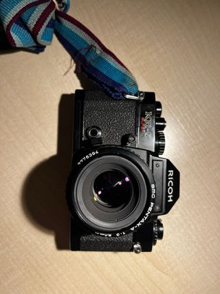 Cámara Ricoh KR5 SUPER + objetivo Rikenon 50mm