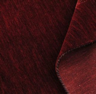 Alfombra India Tondo Lana Algodón 70x140cm Roja