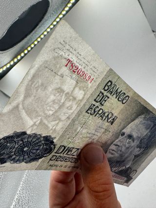 Billete 10000 Diez Mil Pesetas Banco de España 198