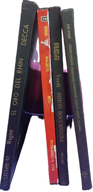 LPs de Ópera: Pagliacci, Simon Boccanegra, Macbeth