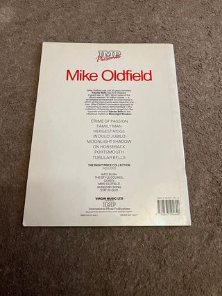 Libro de Partituras Mike Oldfield IMP Presents