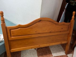 Cabecero provenzal madera 134 cm