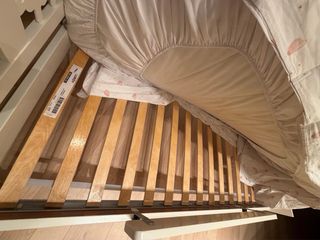 Cama infantil IKEA Kritter blanca COMPLETA