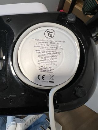 Esterilizador Twistshake Negro