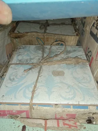 Azulejos antiguos decorados