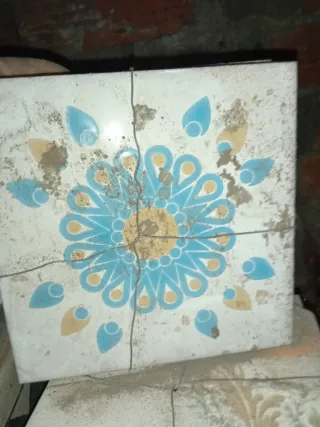 Azulejos antiguos decorados