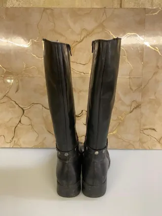 Stivali Miu Miu Pelle Neri Tg 40