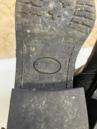 Stivali Miu Miu Pelle Neri Tg 40