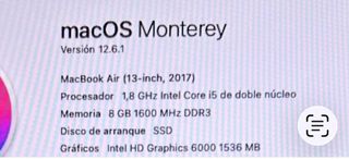 MacBook Air 13 2015-2017 Plata