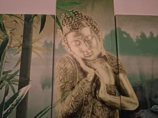 Cuadro Buda Zen 5 Piezas 150x80