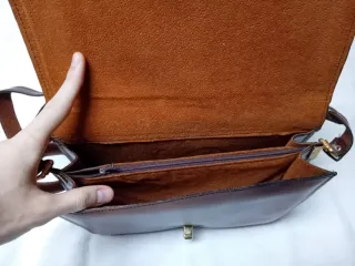 BOLSO MARRÓN BANDOLERA