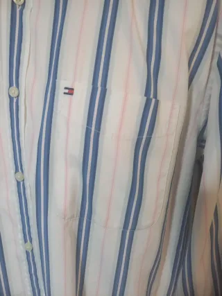 Camisa Tommy Hilfiger Rayas Hombre talla L/G