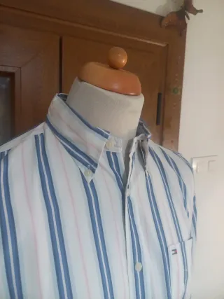 Camisa Tommy Hilfiger Rayas Hombre talla L/G