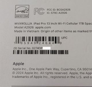 Apple iPad Pro 13" M4 1TB Cellular Nuevo Sellado