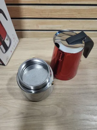 Cafetera Express Ibili Roja