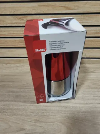 Cafetera Express Ibili Roja