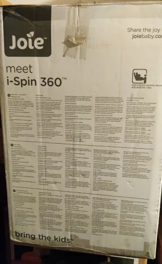 Silla coche Joie i-Size Spin 360 giratoria