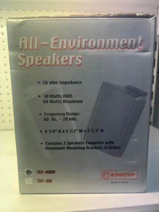 Altavoces Rondson TBX-400 Todo Clima