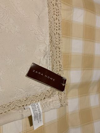 Colcha Zara floral blanca