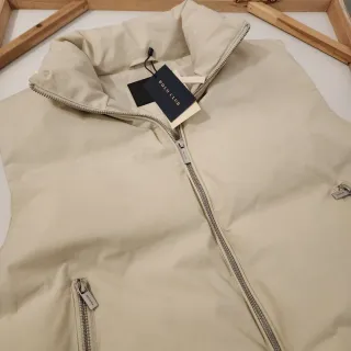 Chaleco acolchado Polo Club beige mujer